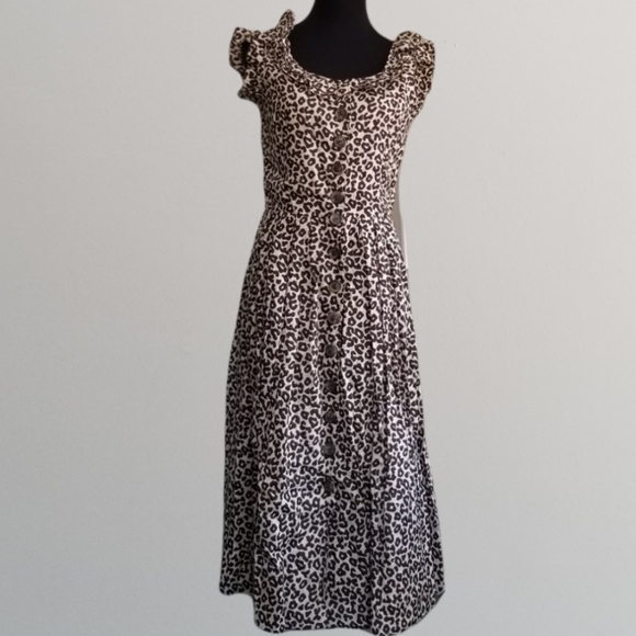 Sea New York Lottie Leopard Print Dress - Picture 5 of 15